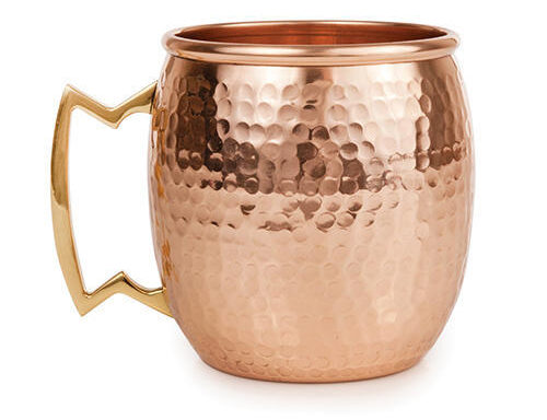 Copper Hammered Moscow Mule Mug Shiny
