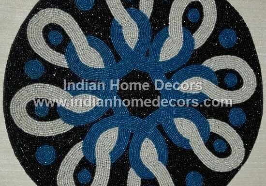 Beaded Placemat Multi Color