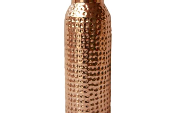 Copper Hammered Water Bottle