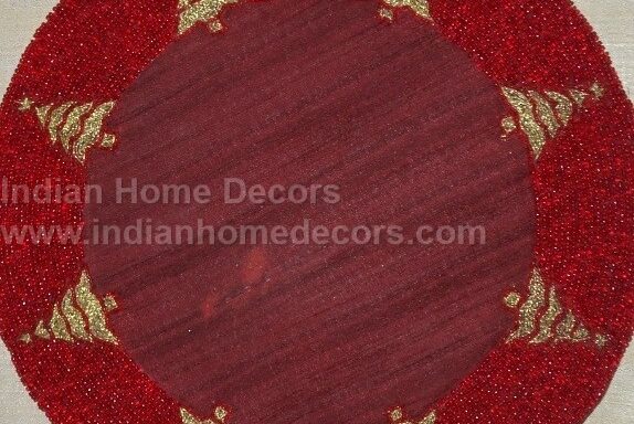 Beaded Christmas Placemat