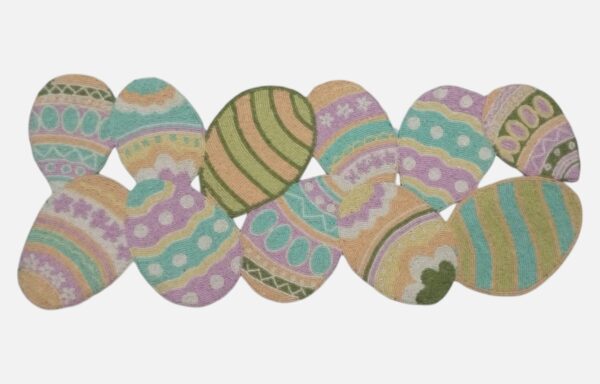 Beaded Multicolor Balloon Table Runner