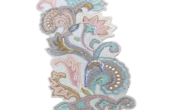 Beaded Multicolor Table Runner 