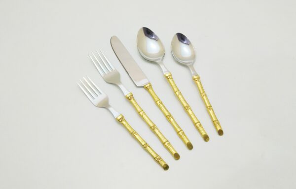Bamboo Handled Cutlery Set