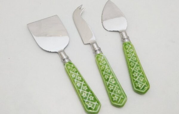 Aluminium Enameled Handle Cheese Server