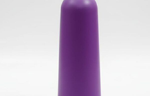 Purple Medium Iron Vase