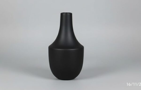 Black Iron Vase